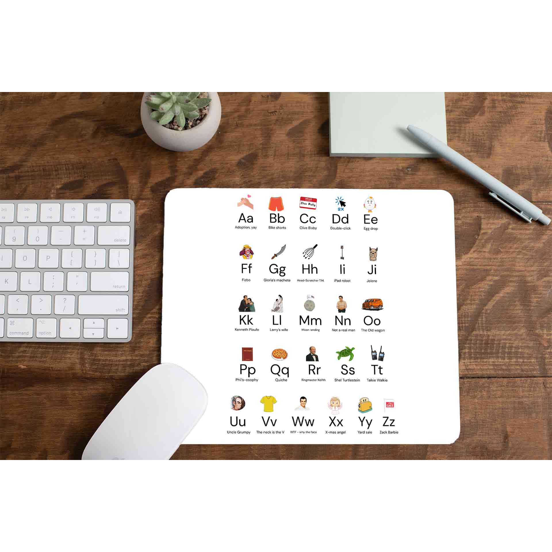 modern family modern alphabet mousepad logitech large anime tv & movies buy online india the banyan tee tbt men women girls boys unisex  