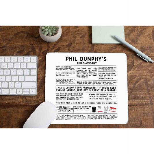 modern family the dunphy doctrine mousepad logitech large anime tv & movies buy online india the banyan tee tbt men women girls boys unisex  