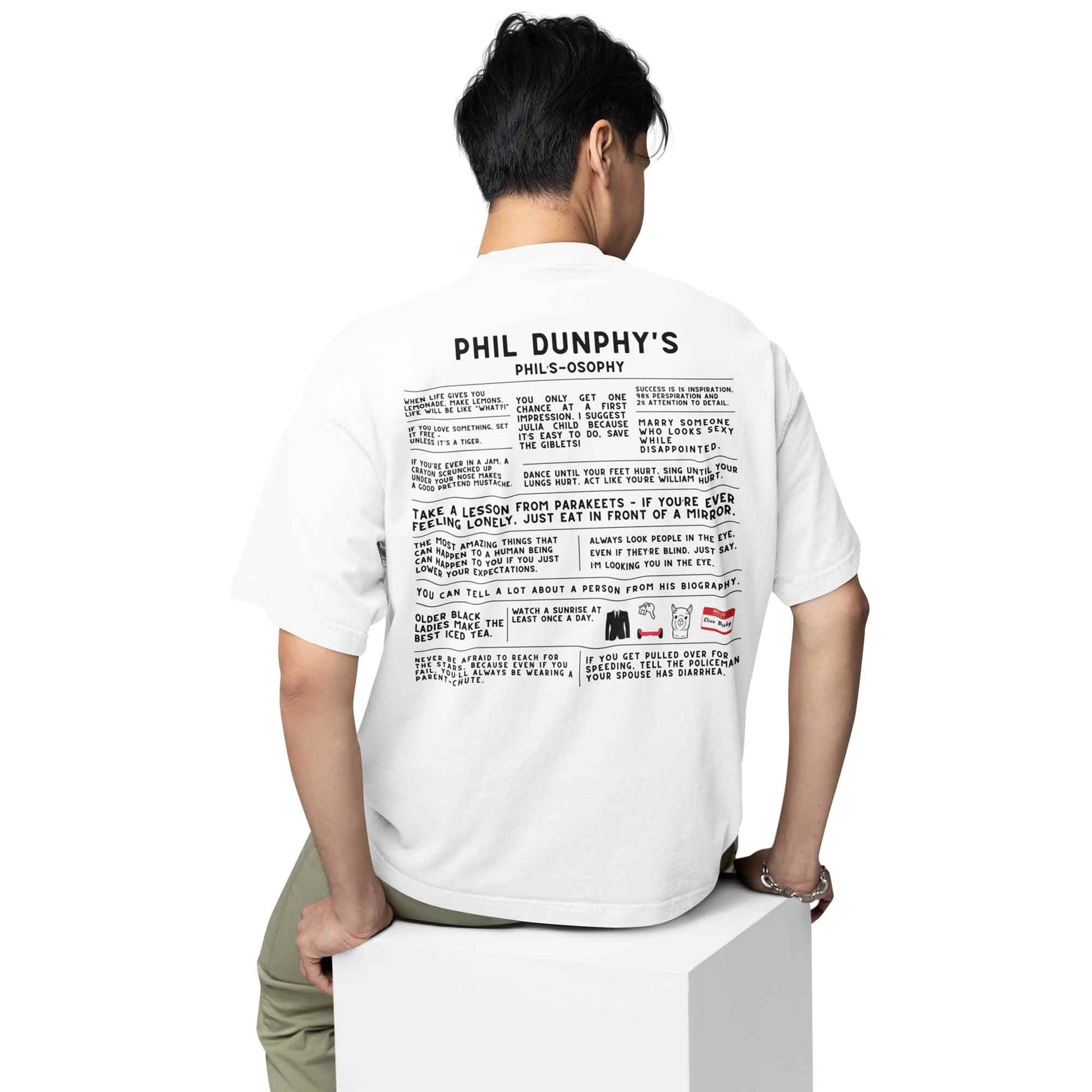 modern family oversized t shirt - the dunphy doctrine tv & movies t-shirt white buy online india the banyan tee tbt men women girls boys unisex