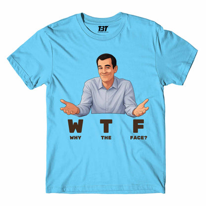 modern family why the face t-shirt tv & movies buy online india the banyan tee tbt men women girls boys unisex turquoise