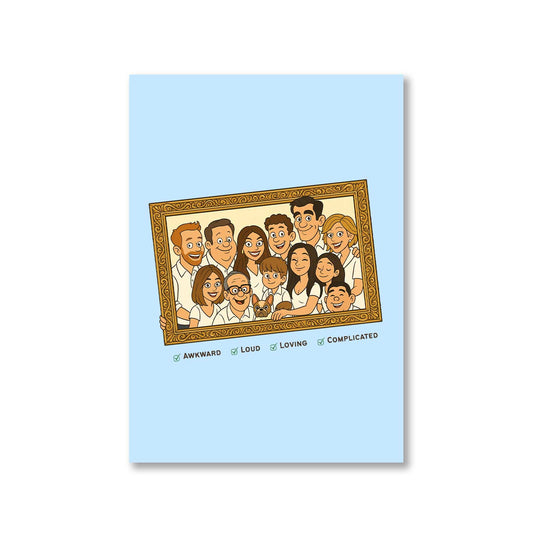 modern family the family frame poster wall art buy online india the banyan tee tbt a4