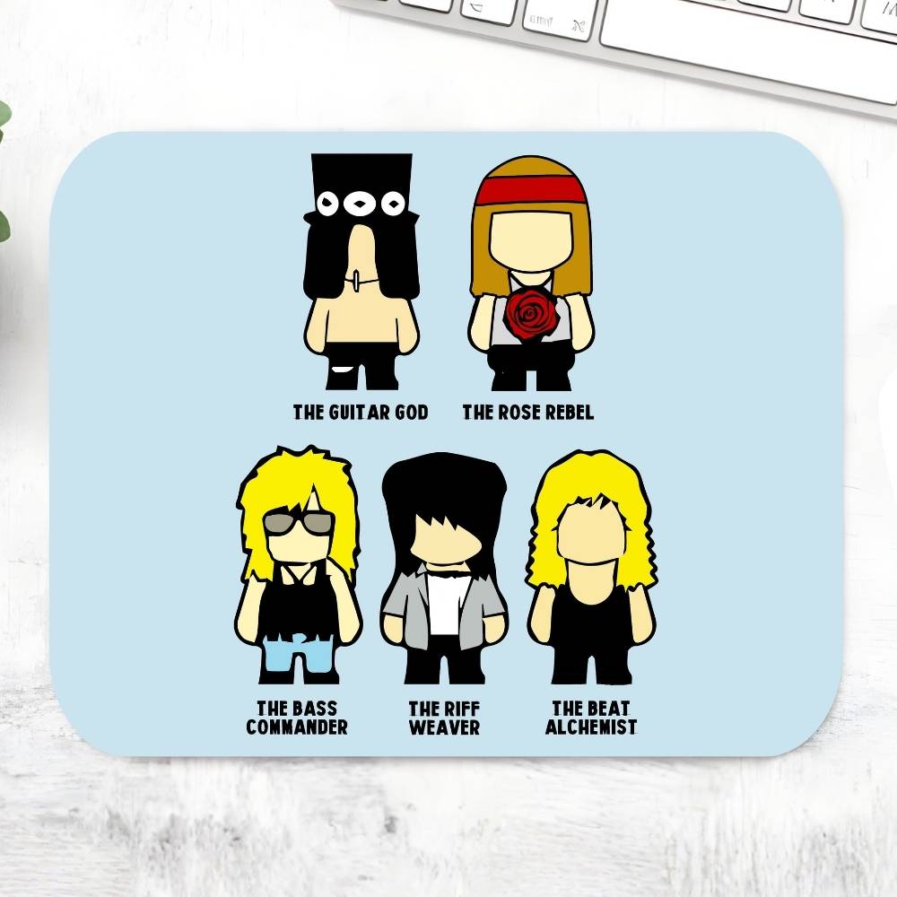 guns n' roses toon rebels mousepad logitech large anime music band buy online india the banyan tee tbt men women girls boys unisex