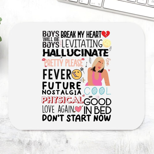 dua lipa dua's discography mousepad logitech large anime music band buy online india the banyan tee tbt men women girls boys unisex