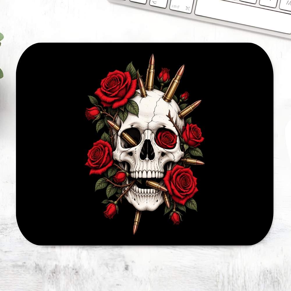 guns n' roses bullet bloom mousepad logitech large anime music band buy online india the banyan tee tbt men women girls boys unisex  