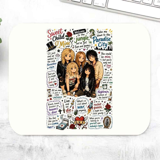 guns n' roses appetite for doodles mousepad logitech large anime music band buy online india the banyan tee tbt men women girls boys unisex  