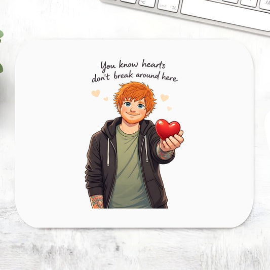 ed sheeran hearts don't break around here mousepad logitech large anime music band buy online india the banyan tee tbt men women girls boys unisex  