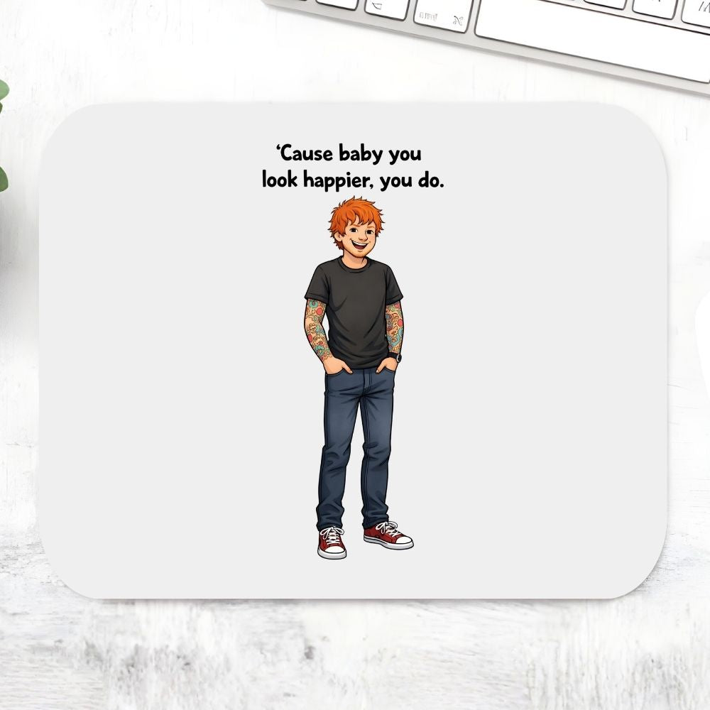 ed sheeran happier mousepad logitech large anime music band buy online india the banyan tee tbt men women girls boys unisex  