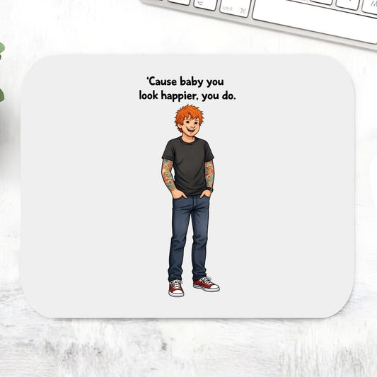 ed sheeran happier mousepad logitech large anime music band buy online india the banyan tee tbt men women girls boys unisex  