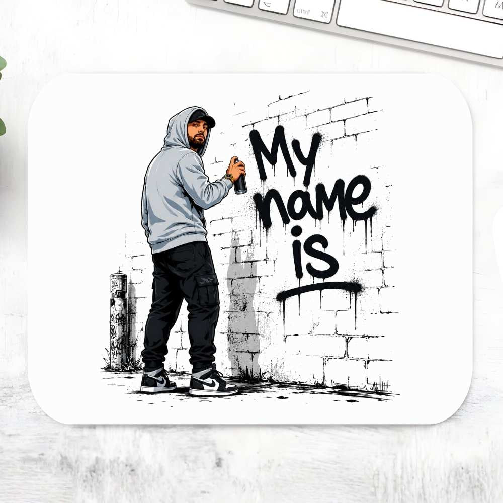 eminem my name is mousepad logitech large anime music band buy online india the banyan tee tbt men women girls boys unisex  