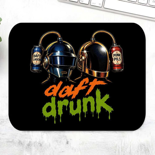 daft punk daft drunk mousepad logitech large anime music band buy online india the banyan tee tbt men women girls boys unisex  