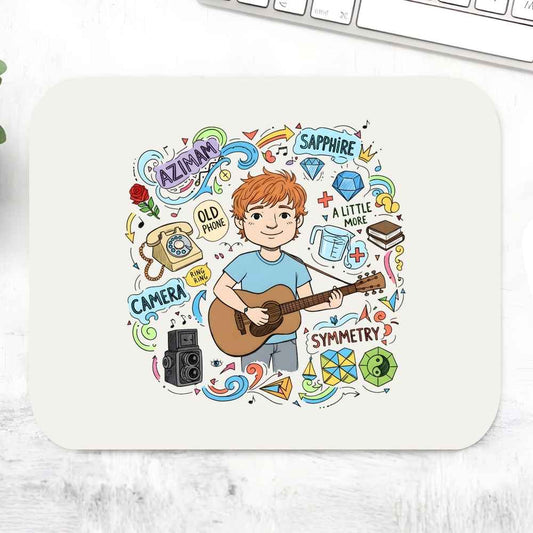 ed sheeran gingerverse mousepad logitech large anime music band buy online india the banyan tee tbt men women girls boys unisex  