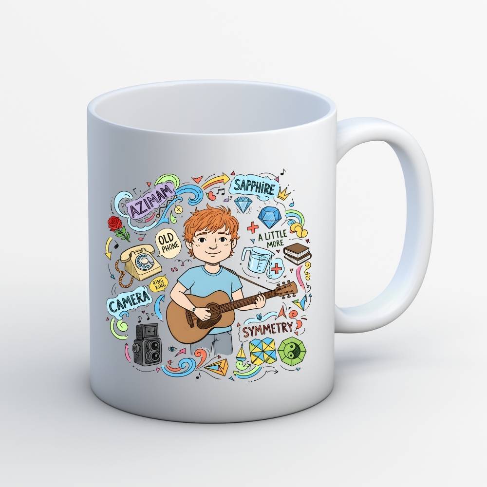 ed sheeran gingerverse mug coffee ceramic music band buy online india the banyan tee tbt men women girls boys unisex  