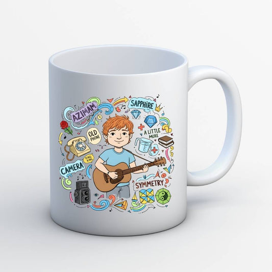 ed sheeran gingerverse mug coffee ceramic music band buy online india the banyan tee tbt men women girls boys unisex  