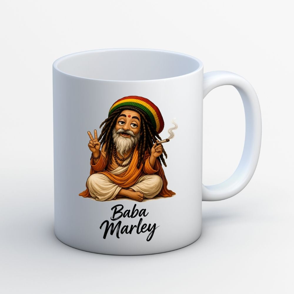 bob marley baba marley mug coffee ceramic music band buy online india the banyan tee tbt men women girls boys unisex  