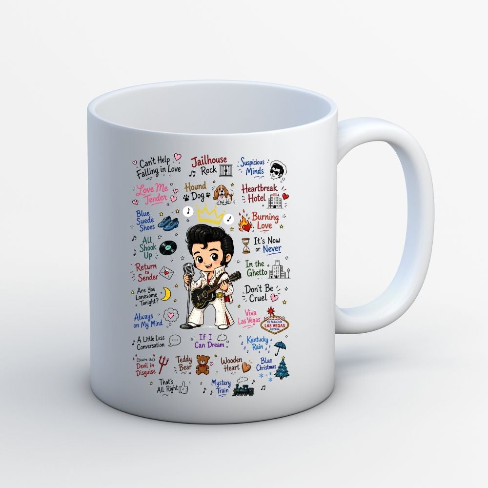 elvis presley rockabilly doodle mug coffee ceramic music band buy online india the banyan tee tbt men women girls boys unisex  
