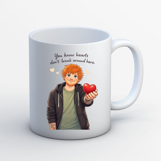 ed sheeran hearts don't break around here mug coffee ceramic music band buy online india the banyan tee tbt men women girls boys unisex  