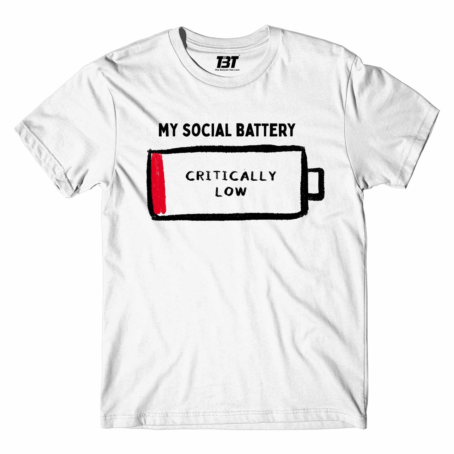 T shirt - My Social Battery