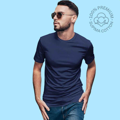 Supima T shirt - Navy