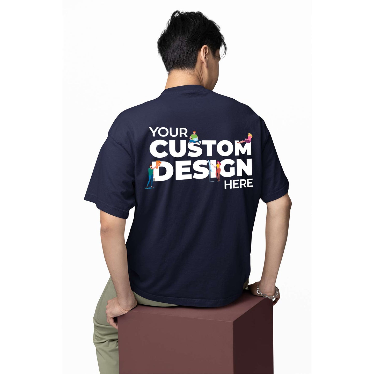 Custom Oversized T shirt (Single Side Printing In Front Or Back)