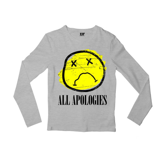 nirvana who i am full sleeves long sleeves music band buy online india the banyan tee tbt men women girls boys unisex black