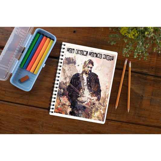 nirvana you know you're right notebook notepad diary buy online india the banyan tee tbt unruled