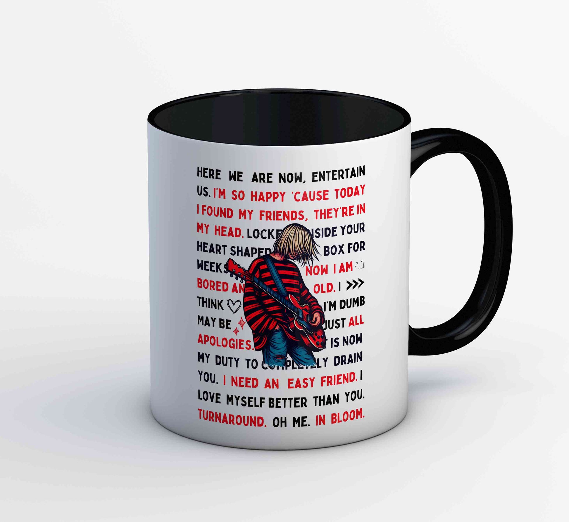 nirvana lyrical doodle mug coffee ceramic music band buy online india the banyan tee tbt men women girls boys unisex