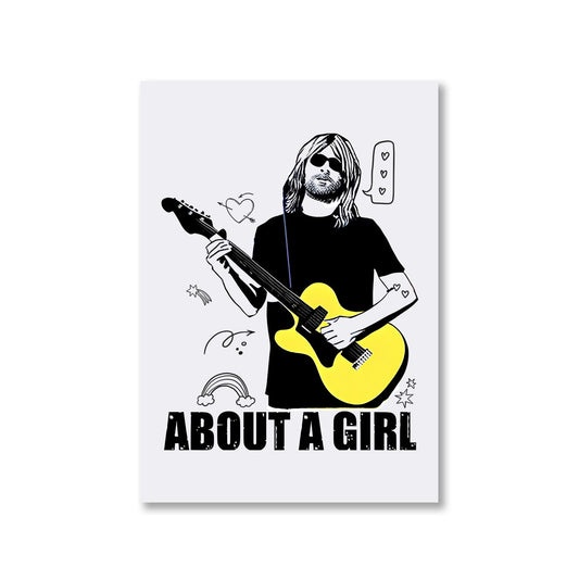 nirvana about a girl poster wall art buy online india the banyan tee tbt a4