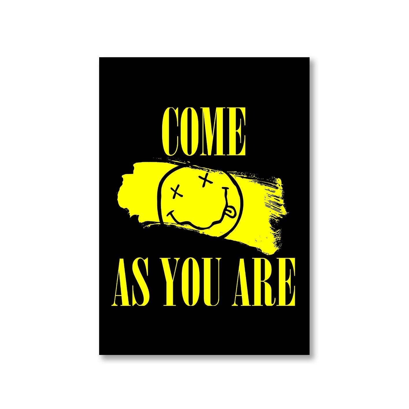 nirvana as you are poster wall art buy online india the banyan tee tbt a4