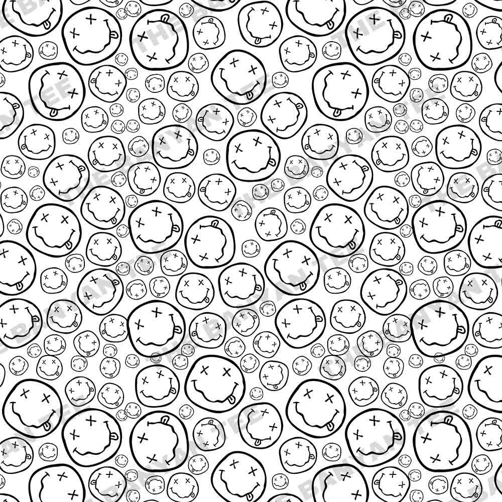 AOP Tote Bag - Smiley Faces