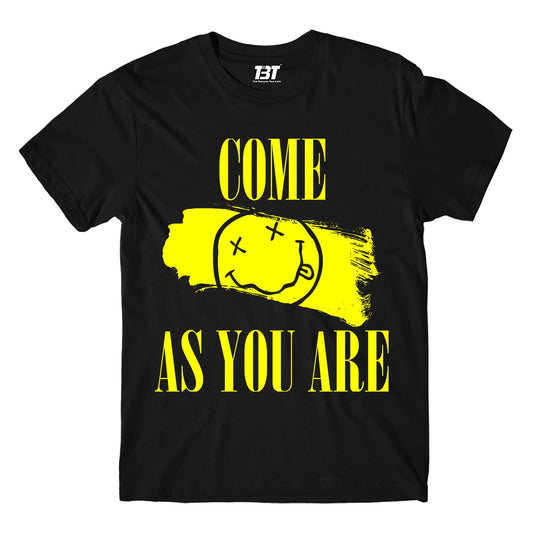 nirvana as you are t-shirt music band buy online india the banyan tee tbt men women girls boys unisex black