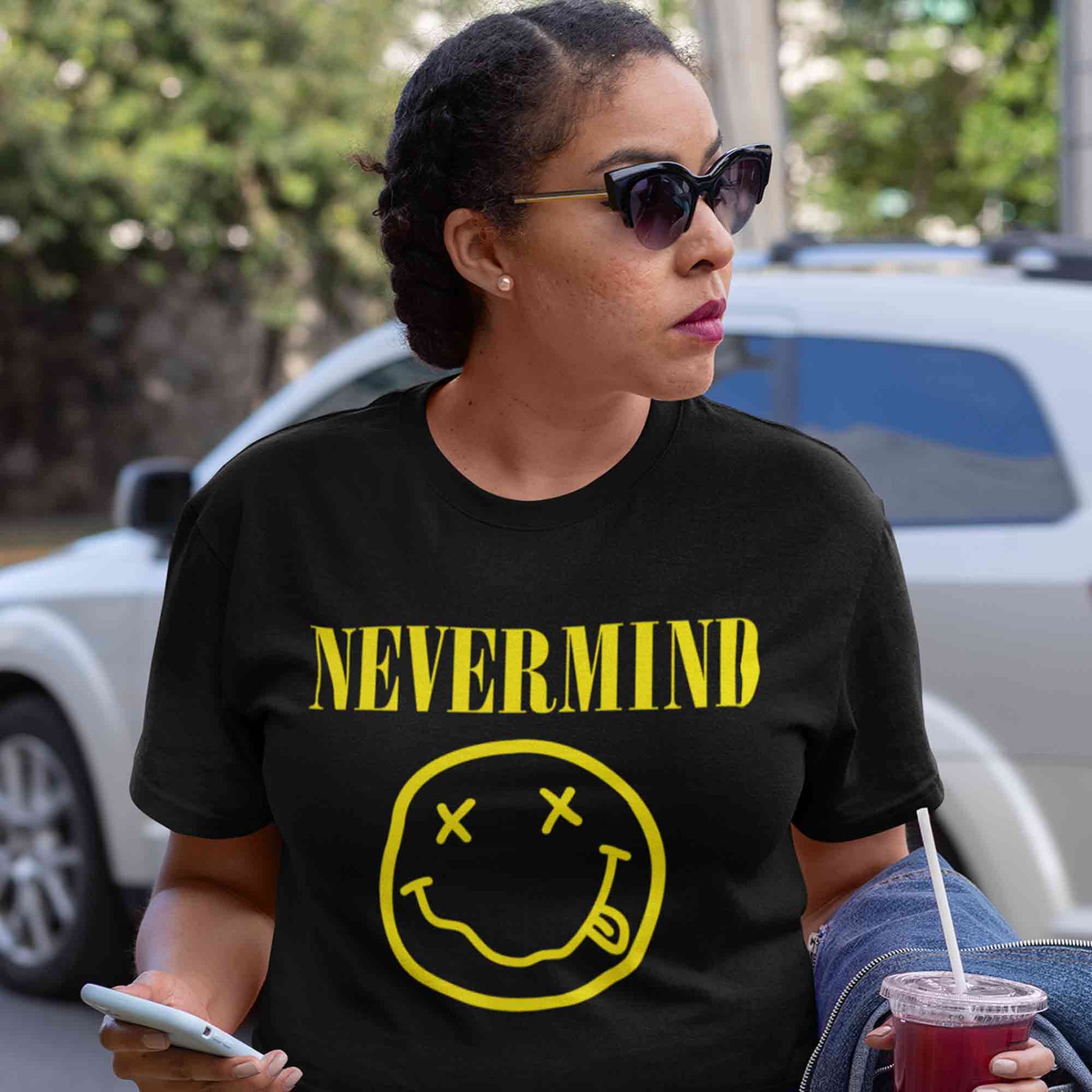 nirvana nevermind t-shirt music band buy online india the banyan tee tbt men women girls boys unisex black