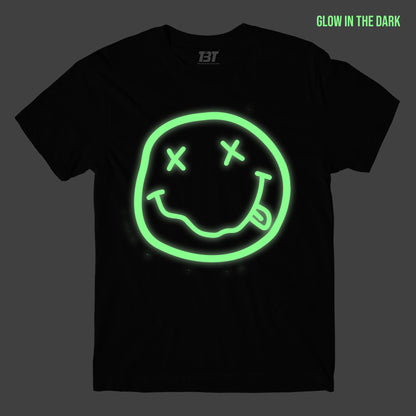 Glow In The Dark Nirvana T-shirt by The Banyan Tee