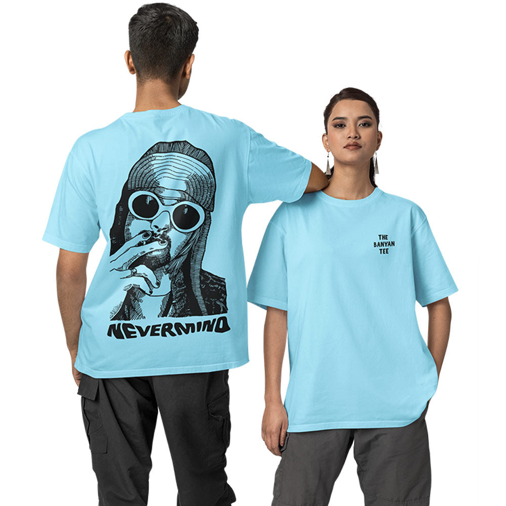 Nirvana Oversized T shirt - Kurt Never Minds