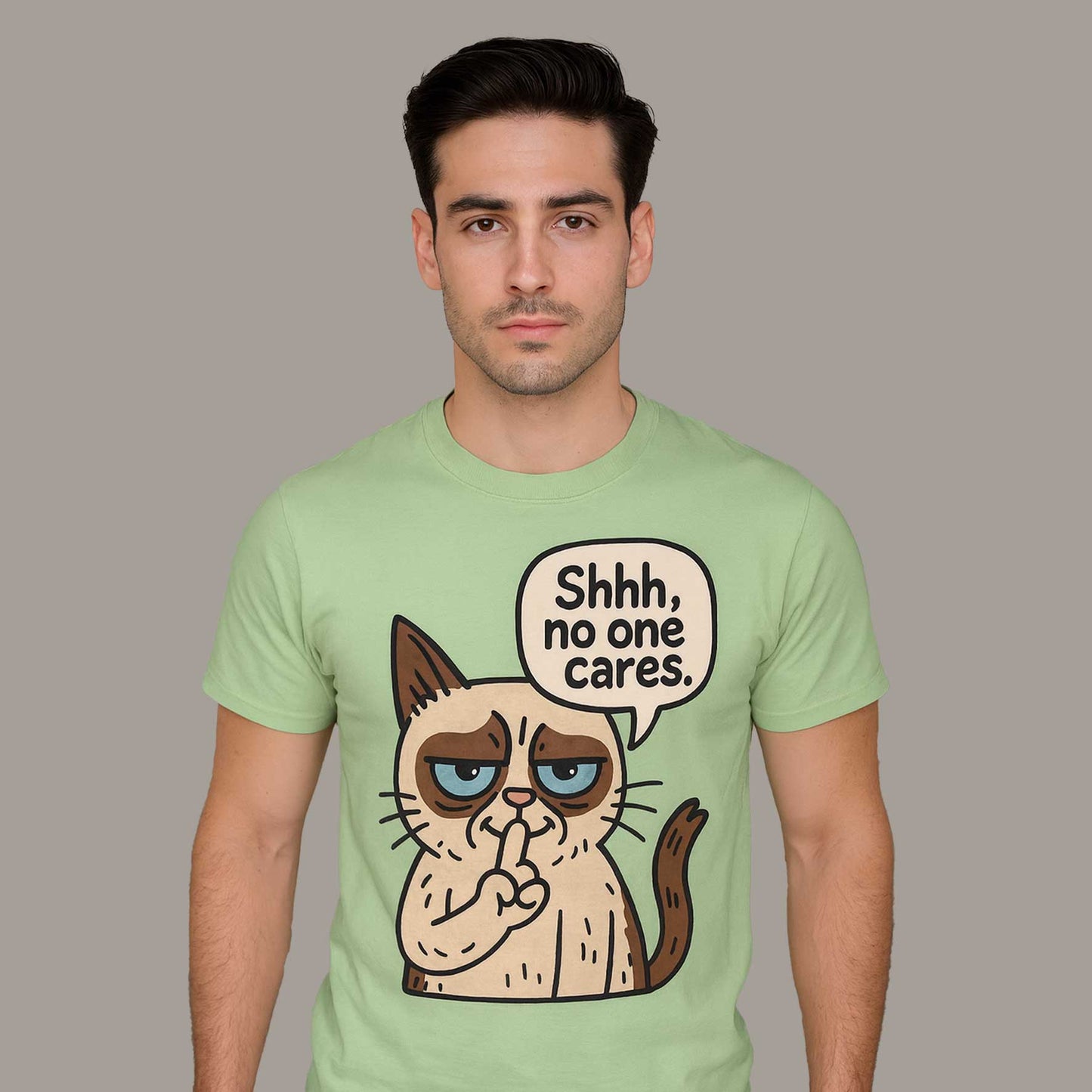 graphic no one cares t-shirt printed graphic stylish buy online india the banyan tee tbt men women girls boys unisex jade 