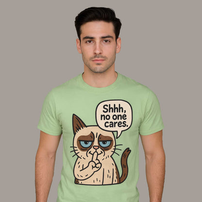 graphic no one cares t-shirt printed graphic stylish buy online india the banyan tee tbt men women girls boys unisex jade 