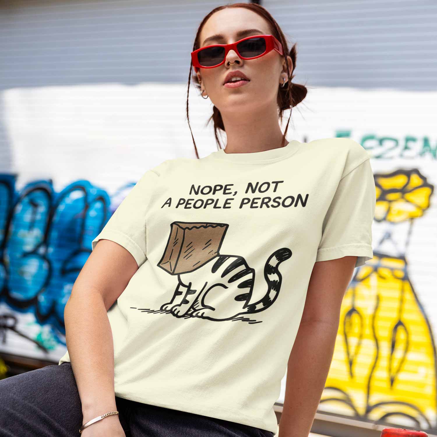 graphic not a people person t-shirt printed graphic stylish buy online india the banyan tee tbt men women girls boys unisex off white 