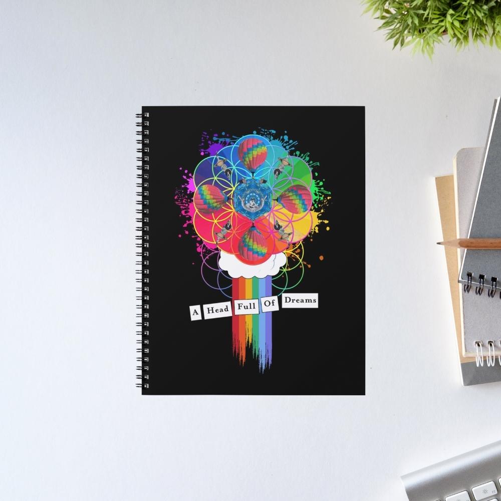 coldplay a head full of dreams notebook notepad diary buy online india the banyan tee tbt unruled