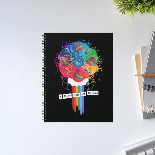 coldplay a head full of dreams notebook notepad diary buy online india the banyan tee tbt unruled