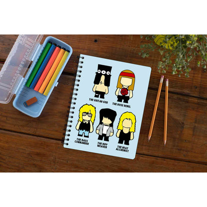guns n' roses toon rebels notebook notepad diary buy online india the banyan tee tbt unruled
