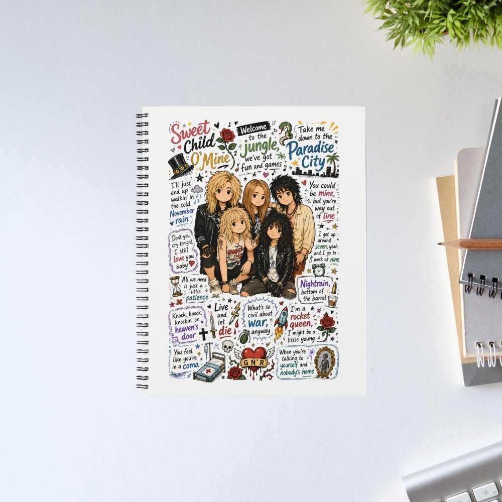 guns n' roses appetite for doodles notebook notepad diary buy online india the banyan tee tbt unruled 