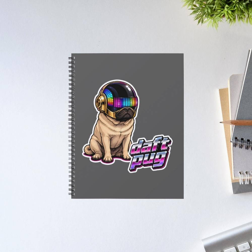daft punk daft pug notebook notepad diary buy online india the banyan tee tbt unruled 