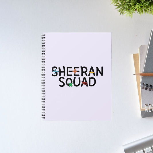 ed sheeran sheeran squad notebook notepad diary buy online india the banyan tee tbt unruled