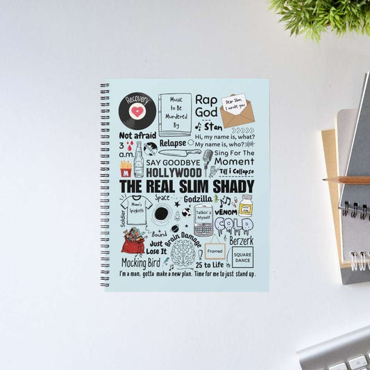 eminem shady doodle notebook notepad diary buy online india the banyan tee tbt unruled