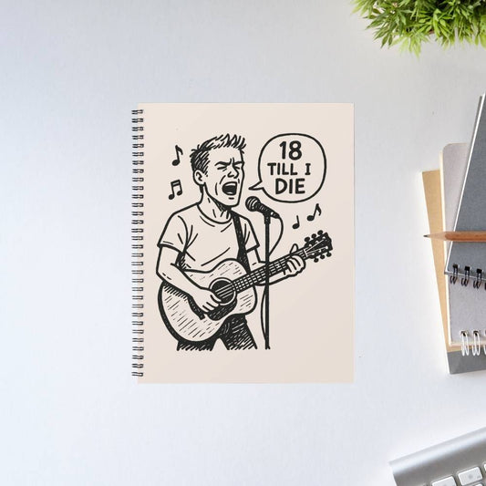 bryan adams 18 till i die notebook notepad diary buy online india the banyan tee tbt unruled