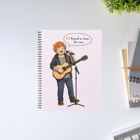 ed sheeran i found a love notebook notepad diary buy online india the banyan tee tbt unruled 