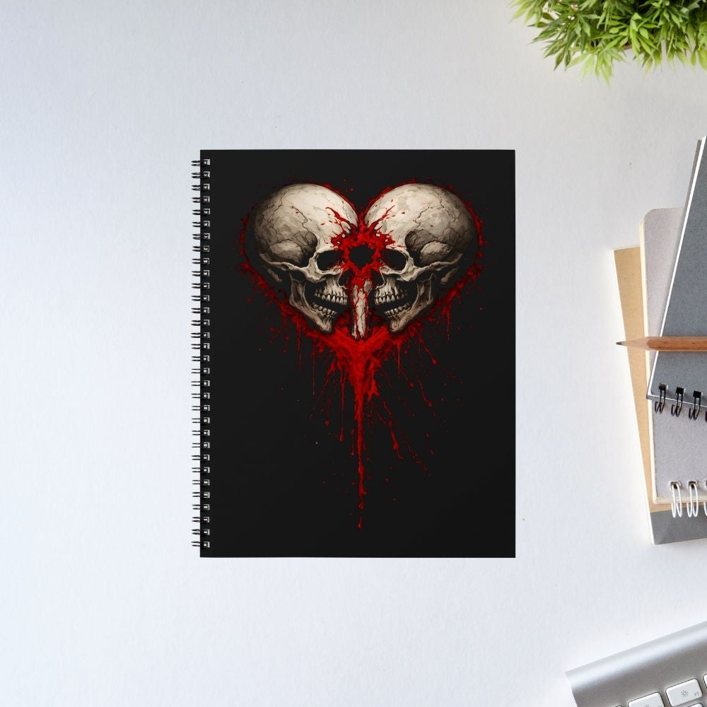 bullet for my valentine bullet heart notebook notepad diary buy online india the banyan tee tbt unruled 