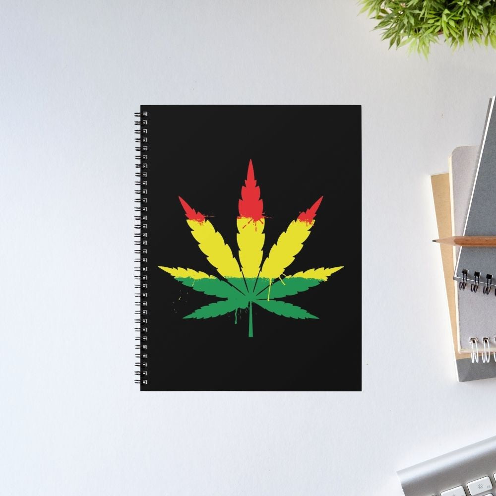 bob marley unity leaf notebook notepad diary buy online india the banyan tee tbt unruled 