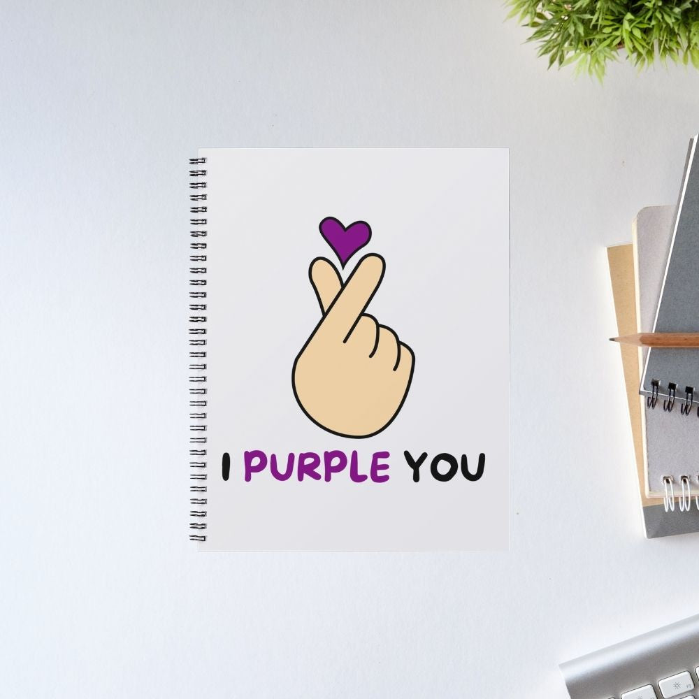 bts i purple you notebook notepad diary buy online india the banyan tee tbt unruled