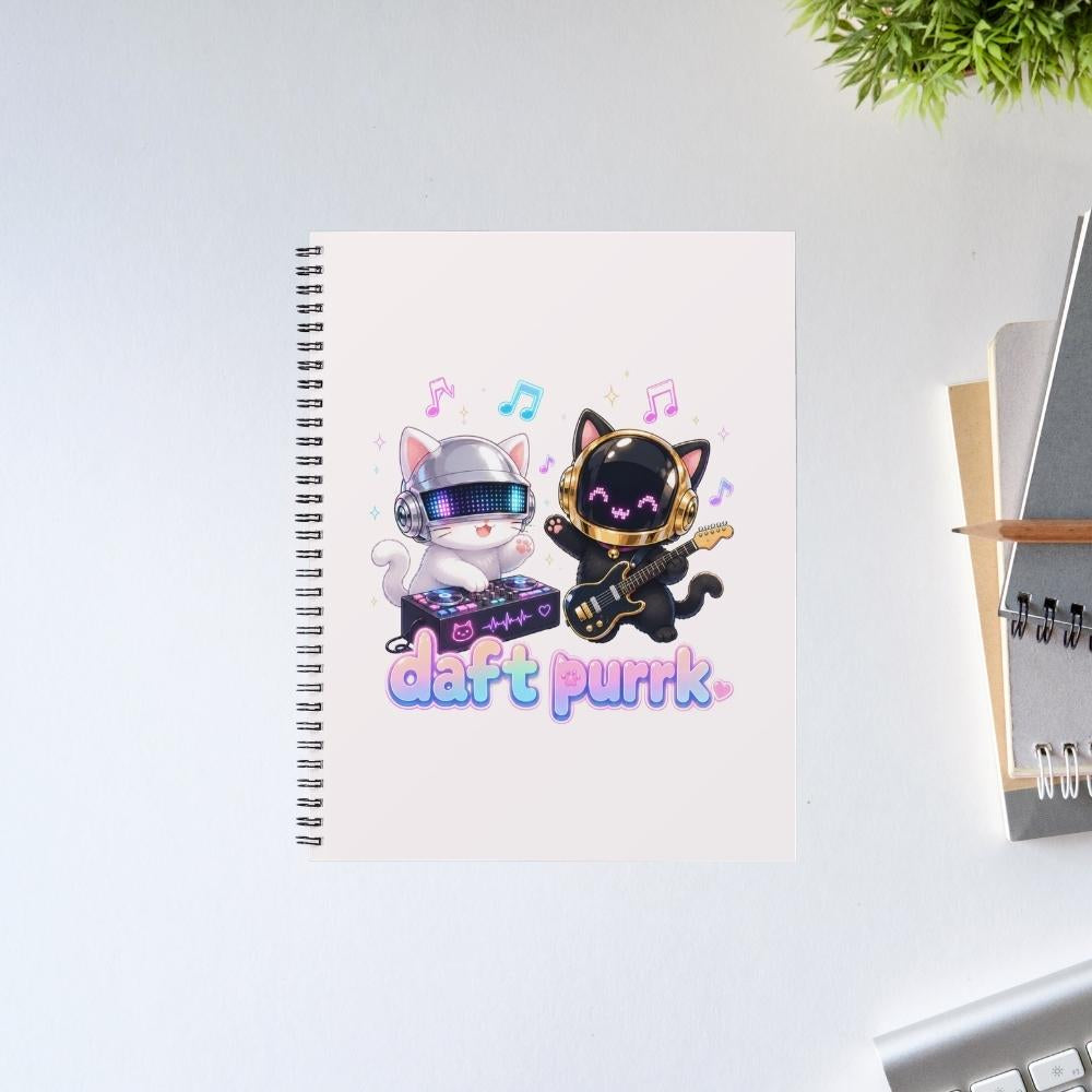 daft punk daft purrk notebook notepad diary buy online india the banyan tee tbt unruled 