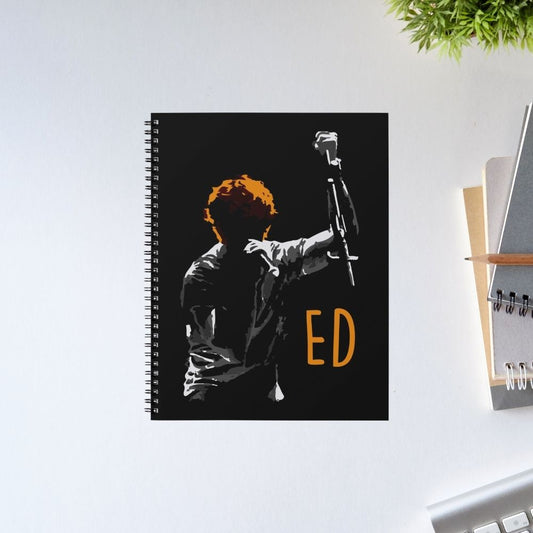 ed sheeran ed silhouette notebook notepad diary buy online india the banyan tee tbt unruled